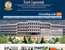Tablet Screenshot of ljcet.org